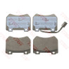 Jeu de 4 plaquettes de frein COTEC TRW GDB1904