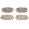 Jeu de 4 plaquettes de frein TRW GDB1936