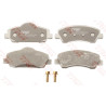 Jeu de 4 plaquettes de frein COTEC TRW GDB1992