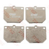 Jeu de 4 plaquettes de frein TRW GDB232