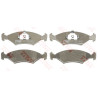 Jeu de 4 plaquettes de frein COTEC TRW GDB255