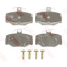 Jeu de 4 plaquettes de frein COTEC TRW GDB3092