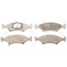 Jeu de 4 plaquettes de frein TRW GDB3096