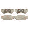 Jeu de 4 plaquettes de frein TRW GDB3182