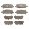 Jeu de 4 plaquettes de frein COTEC TRW GDB3223