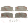 Jeu de 4 plaquettes de frein