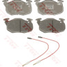 Jeu de 4 plaquettes de frein COTEC TRW GDB327