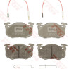 Jeu de 4 plaquettes de frein COTEC TRW GDB328
