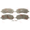 Jeu de 4 plaquettes de frein COTEC TRW GDB3287