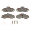 Jeu de 4 plaquettes de frein COTEC TRW GDB3353