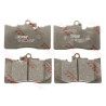 Jeu de 4 plaquettes de frein COTEC TRW GDB3398