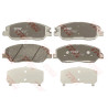 Jeu de 4 plaquettes de frein COTEC TRW GDB3418