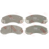 Jeu de 4 plaquettes de frein COTEC TRW GDB3434