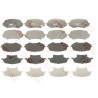 Jeu de 8 plaquettes de frein TRW GDB3486