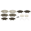 Jeu de 4 plaquettes de frein COTEC TRW GDB3493