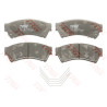 Jeu de 4 plaquettes de frein COTEC TRW GDB3501