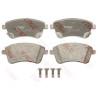 Jeu de 4 plaquettes de frein COTEC TRW GDB3509