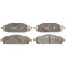 Jeu de 4 plaquettes de frein COTEC TRW GDB4136