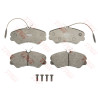 Jeu de 4 plaquettes de frein TRW GDB447