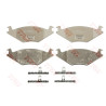 Jeu de 4 plaquettes de frein COTEC TRW GDB463