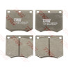 Jeu de 4 plaquettes de frein COTEC TRW GDB660