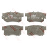 Jeu de 4 plaquettes de frein COTEC TRW GDB774
