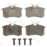 Jeu de 4 plaquettes de frein COTEC TRW GDB823