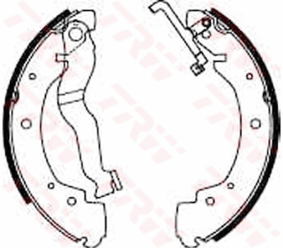 Jeu de mâchoires de frein TRW GS8530