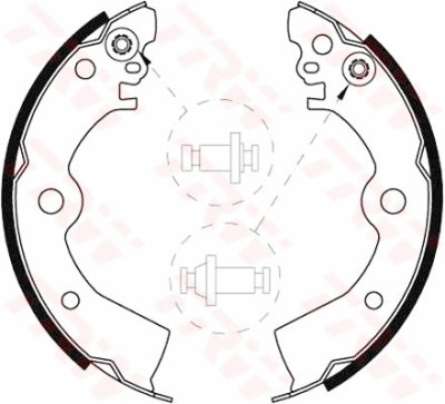 Jeu de mâchoires de frein TRW GS8556