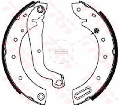 Jeu de mâchoires de frein TRW GS8625