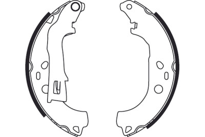 Jeu de mâchoires de frein TRW GS8738