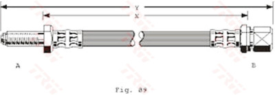 Flexible de frein TRW PHB107