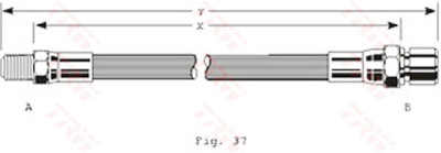 Flexible de frein TRW PHB119