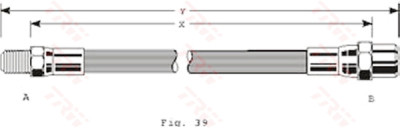 Flexible de frein TRW PHB125