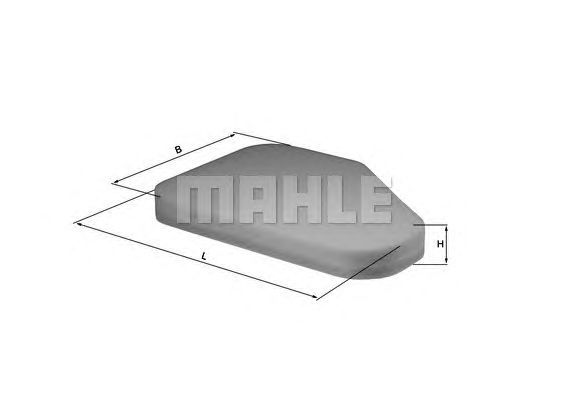 Filtre à air MAHLE ORIGINAL LX 125