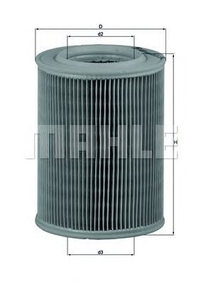 Filtre à air MAHLE ORIGINAL LX 455