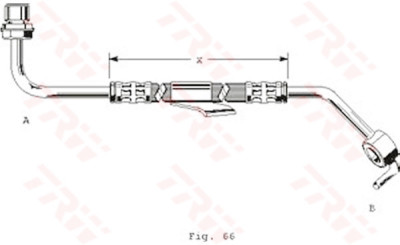 Flexible de frein TRW PHD249
