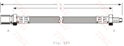 Flexible de frein TRW PHD335