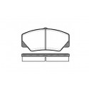 Jeu de 4 plaquettes de frein ROADHOUSE 2206.00