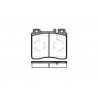 Jeu de 4 plaquettes de frein ROADHOUSE 2420.00