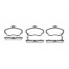 Jeu de 4 plaquettes de frein ROADHOUSE 2490.02