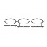 Jeu de 4 plaquettes de frein ROADHOUSE 2694.02
