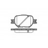 Jeu de 4 plaquettes de frein ROADHOUSE 2742.00
