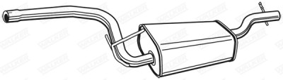 Silencieux central Walker 71002