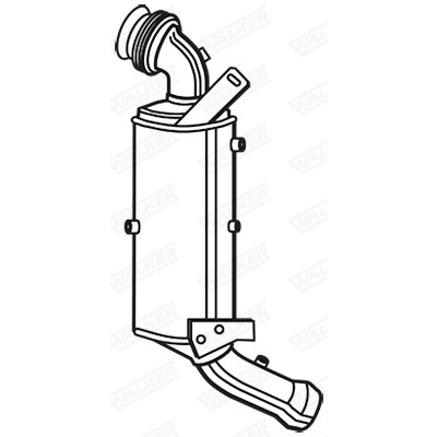 Filtre à particules / à suie, échappement