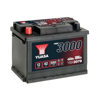 Batterie Yuasa 12 V 62 Ah YBX3078