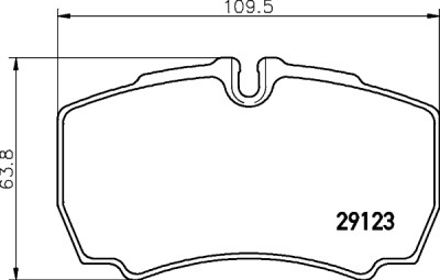 Jeu de plaquettes de frein HELLA 8DB 355 005-381