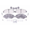 Jeu de plaquettes de frein HELLA 8DB 355 005-521