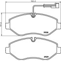 Jeu de plaquettes de frein HELLA 8DB 355 005-611