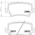Jeu de plaquettes de frein HELLA 8DB 355 006-751